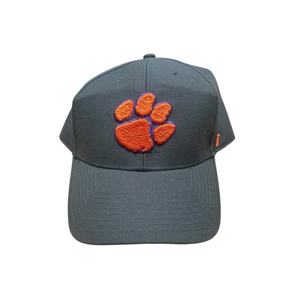 47’ Brand Clemson Paw Gray and Orange Adjustable Cap